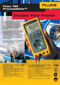 Fluke 789 ProcessMeter