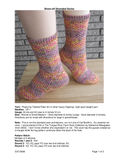 Show-off Stranded Socks