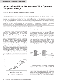 All-Solid-State Lithium Batteries with Wide Operating Temperature