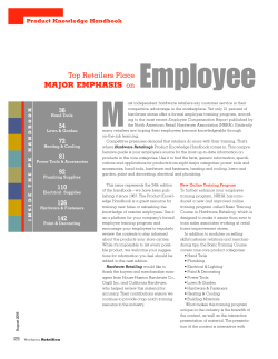 Top Retailers Place MAJOR EMPHASIS on Employee T