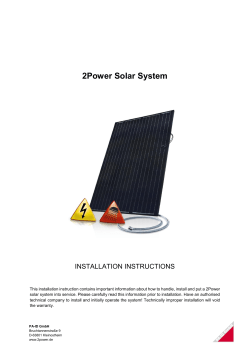 2Power Solar System