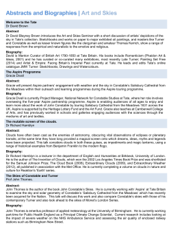 BSTRACTS &ndash;Clouds and Earth`s radiation &ndash; observational evidence