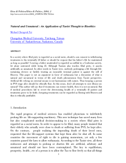 Natural and Unnatural -