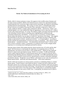 Ilana Ben-Ezra Merlin: The Medieval