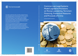 UNODC, Commonwealth Secretariat and the International