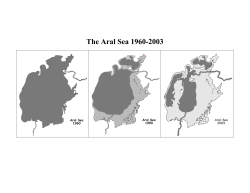 The Aral Sea 1960-2003