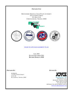 our Solid Waste Management Plan