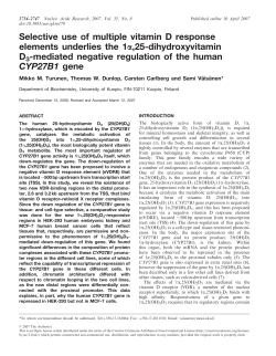 Selective use of multiple vitamin D response elements underlies the