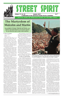 The Martyrdom of Malcolm and Martin