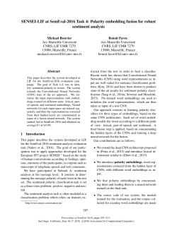 Polarity embedding fusion for robust sentiment analysis