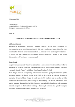 2 February 2007 The Manager Australian Stock Exchange Limited