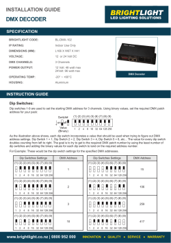 dmx decoder - Bright Light