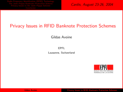 Privacy Issues in RFID Banknote Protection Schemes