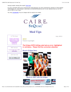 Med Tips - Chart Industries