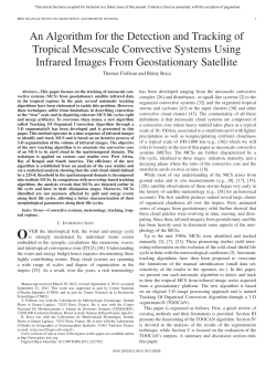 An Algorithm for the Detection and Tracking of Tropical