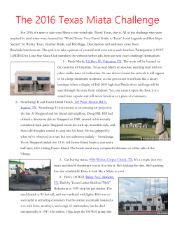 The 2016 Texas Miata Challenge