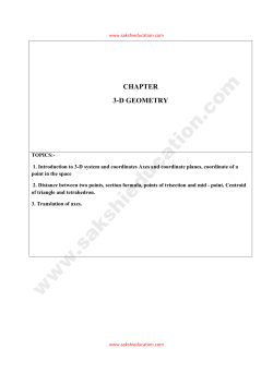 chapter 3-d geometry - Sakshieducation.com