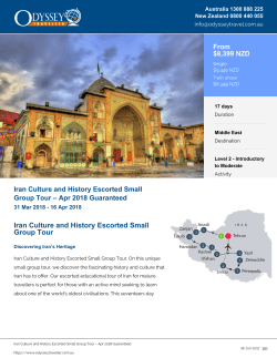 PDF of Tour - Odyssey Traveller