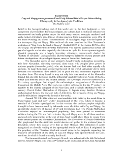 Excerpt from Gog and Magog on mappaemundi and Early Printed