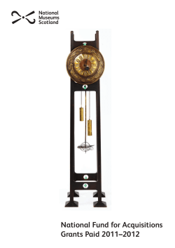 2012 report - National Museums Scotland