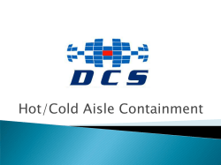 Hot/Cold Aisle Containment