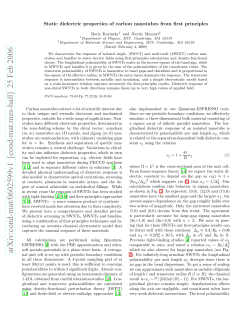 Static dielectric properties of carbon nanotubes from first principles