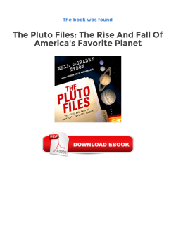 The Pluto Files: The Rise And Fall Of America`s Favorite Planet Free