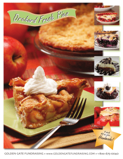 Orchard FreshPies - Golden Gate Fundraising