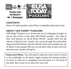 USA TODAY&reg; Puzzler - Winning Moves Games