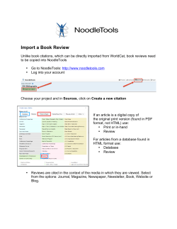 Import a Book Review