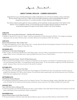 ABOUT DANIEL BOULUD