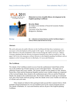 Historical overview of library development in the English