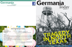 Spring 2016 - Germania Insurance