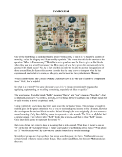 symbolism - Hamilton Masonic District C