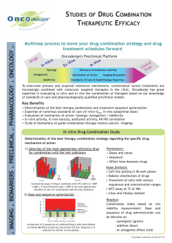 Oncodesign_Drug Combination Study