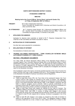 Attachment: 1 - Council Meetings, Agendas and Minutes