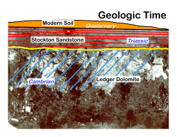 Geologic Time - Bryn Mawr College