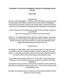 Paris Washington - PA General Assembly