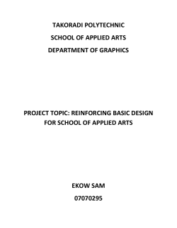 takoradi polytechnic school of applied arts department of graphics