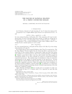 THE FAILURE OF RATIONAL DILATION ON A TRIPLY