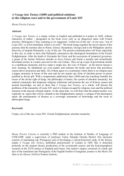 A Voyage into Tartary (1689) and political solutions