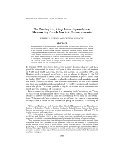 No Contagion, Only Interdependence