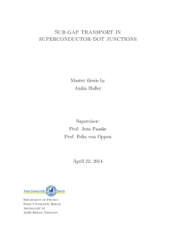 Sub-gap transport in superconductor-dot junctions