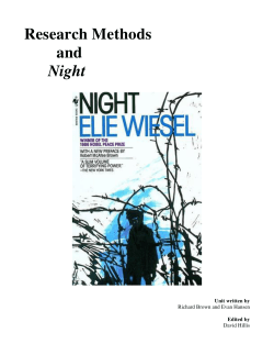 Research Methods and Night