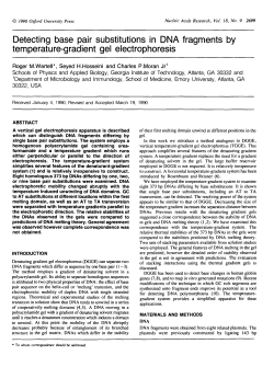 Detecting base pair substitutions in DNA