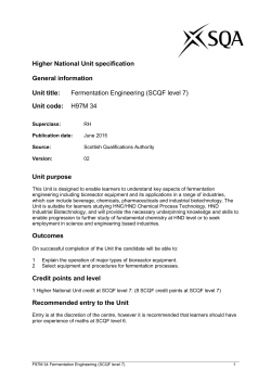 national unit specification: general information