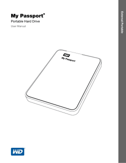 My Passport User Manual