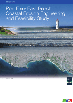 Port Fairy East Beach Coastal Erosion Engineering
