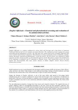 Chemical and phytochemical screening and evaluation of its