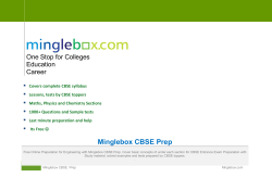 Minglebox CBSE Prep